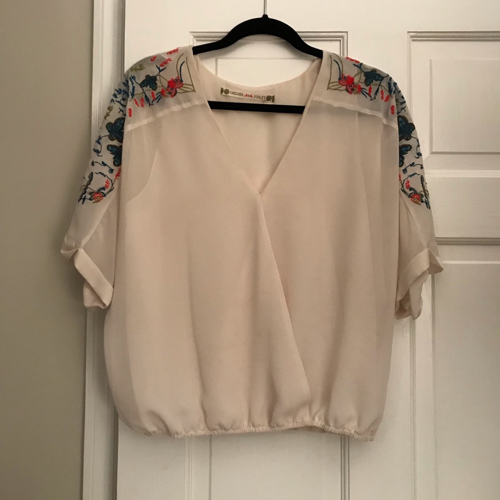 Embroidered Blouse 🦋